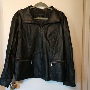 Women's leather jacket